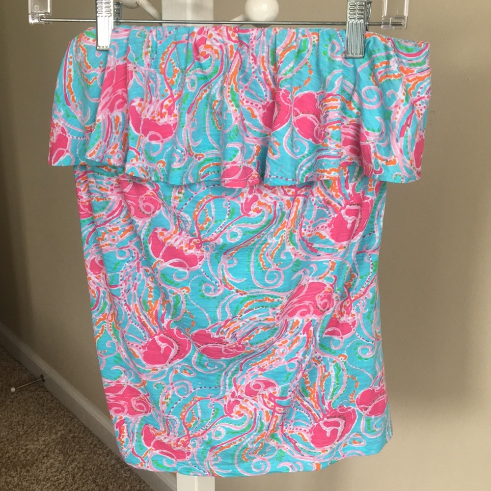 Lilly Pulitzer jellyfish tube top
